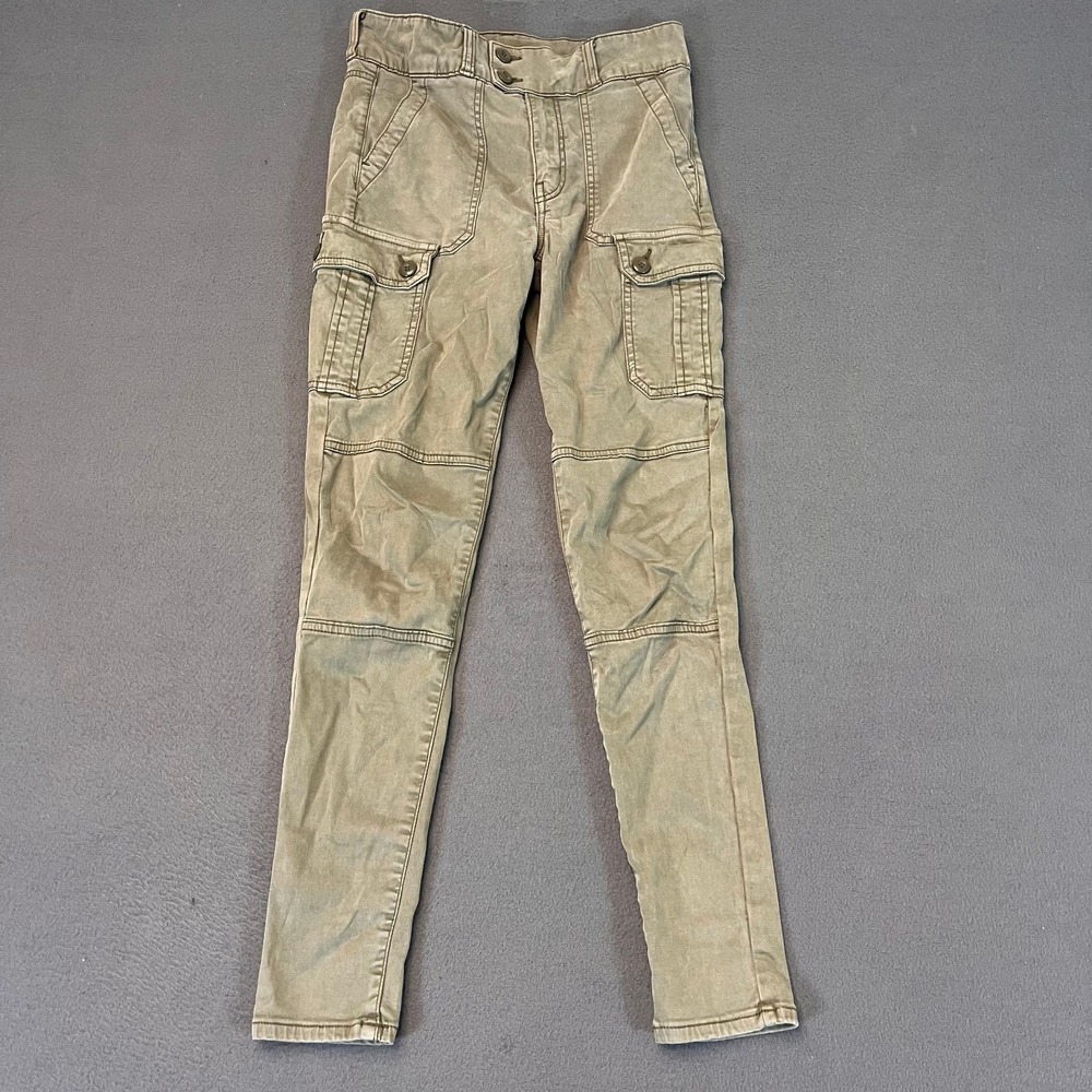 AMERICAN EAGLE Next Level Stretch Super Hi Rise Jegging Distressed Womens Sz 4R